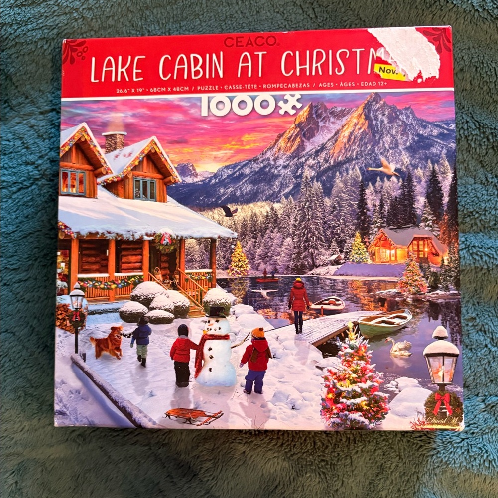 Ceaco Lake Cabin at Christmas Puzzle - 1000 Pieces